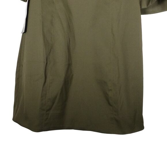 New Tuckernuck Women's Medium Olive Green Ariella Mini Dress Short Sleeve 230330 - Picture 4 of 11